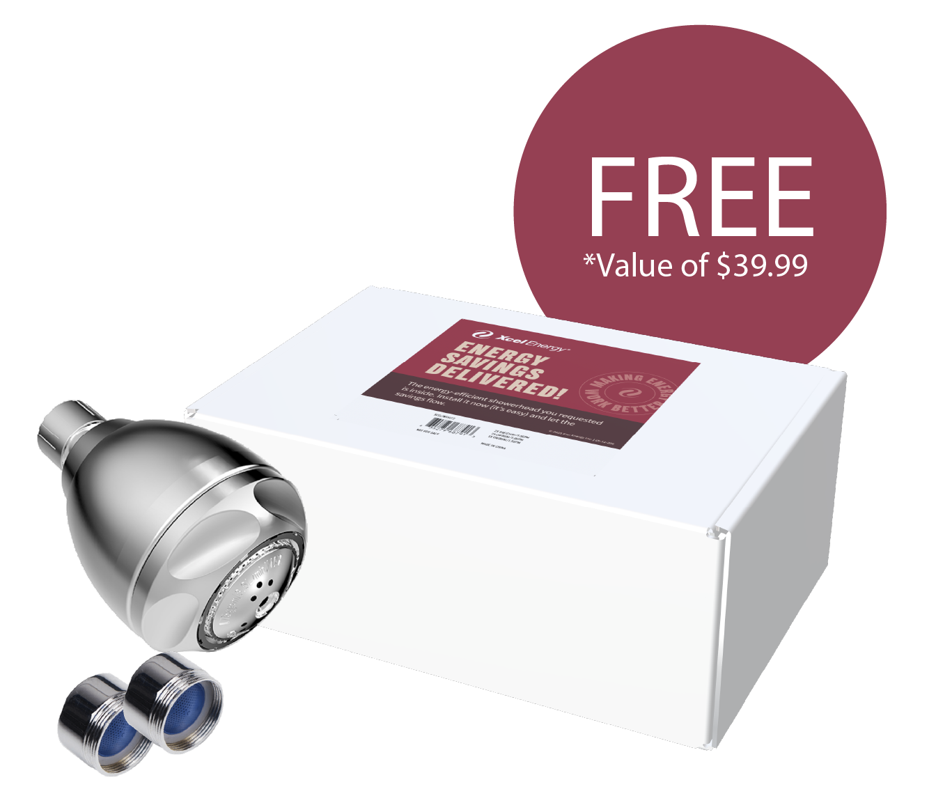 One Bath Showerhead & Aerator Kit